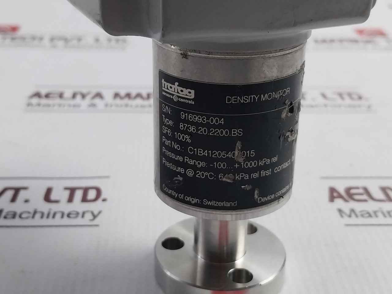 Trafag 8736.20.2200.Bs Density Monitor C1B41205404015 640Kpa Sf6.100%
