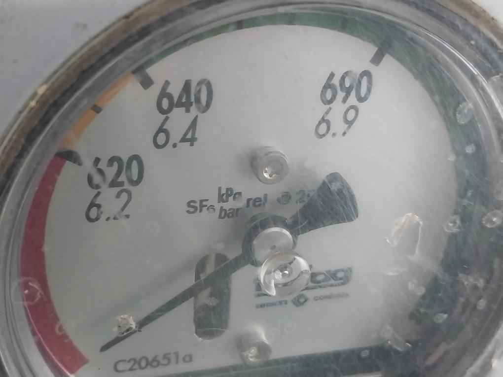 Trafag 8736.20.2200.Bs Density Monitor C1B41205404015 640Kpa Sf6.100%