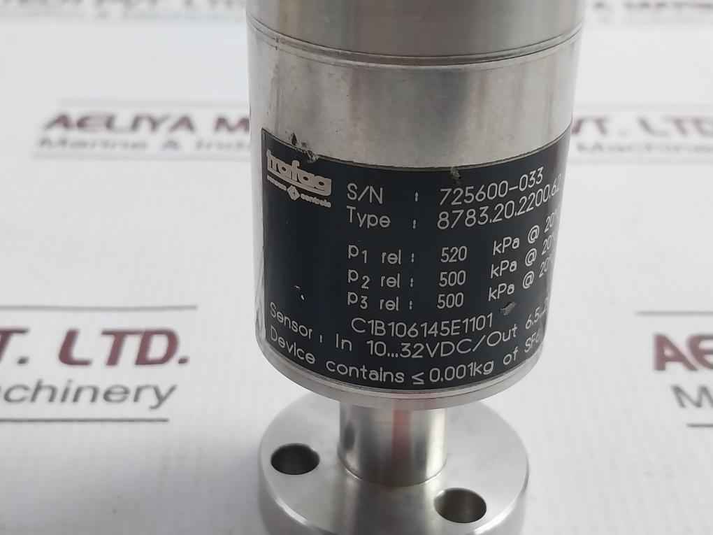 Trafag 8783.20.2200.62 Analog Density Sensor Module 10-32Vdc 500Kpa At 20°C