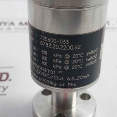 Trafag 8783.20.2200.62 Analog Density Sensor Module 10-32Vdc 500Kpa At 20°C