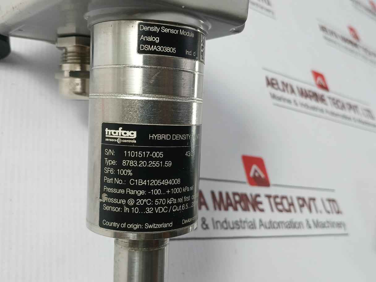 Trafag 8783.20.2551.59 Hybrid Density Sensor Monitor Unit Sf6 Kpa 6.5-20 Ma