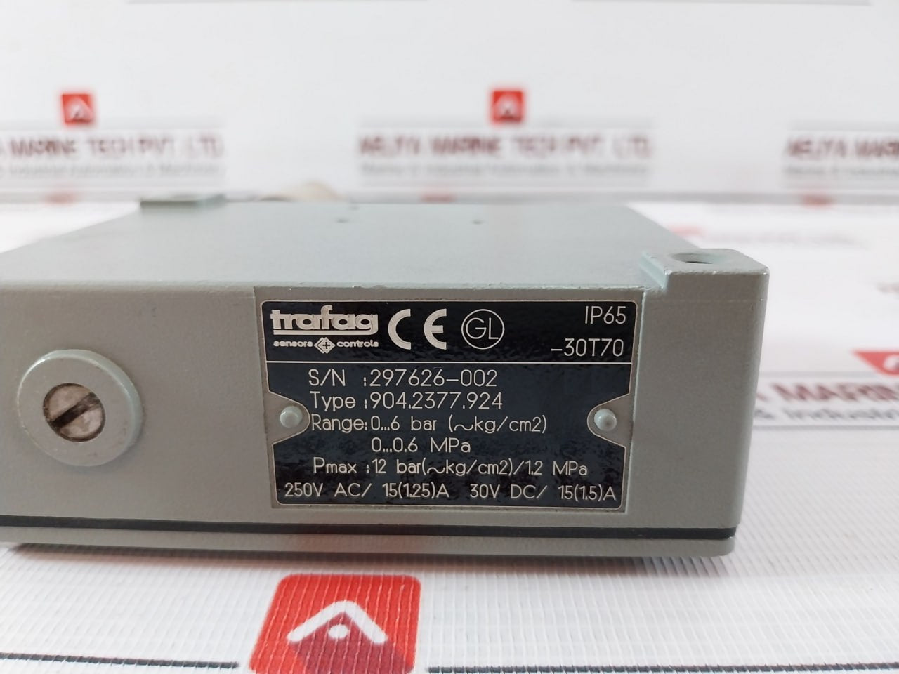 Trafag 904.2377.924 Pressure Switch 5Bar 0.5Mpa 250Vac 30Vdc