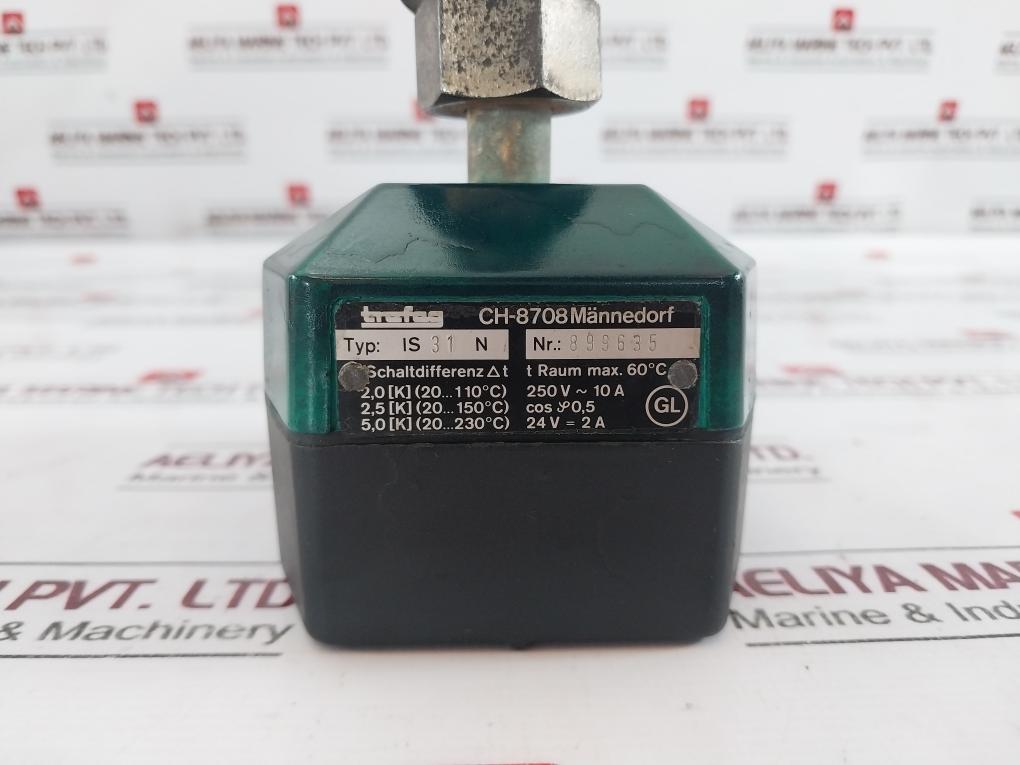 Trafag Is31n Thermostat 250v Ac 10a