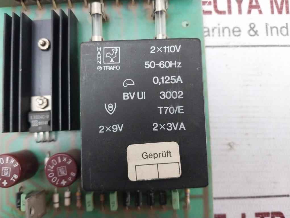 Trafo Del 404 Interface Card 2X110V 50-60Hz 0.125A