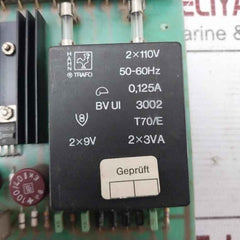 Trafo Del 404 Interface Card 2X110V 50-60Hz 0.125A