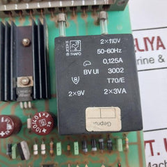 Trafo Del 404 P132 Interface Card 300V 16A
