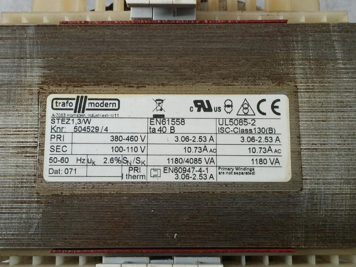 Trafo Modern Stez 1,3/W Einphasen-steuertransformator En61558 Ta40B 50-60Hz