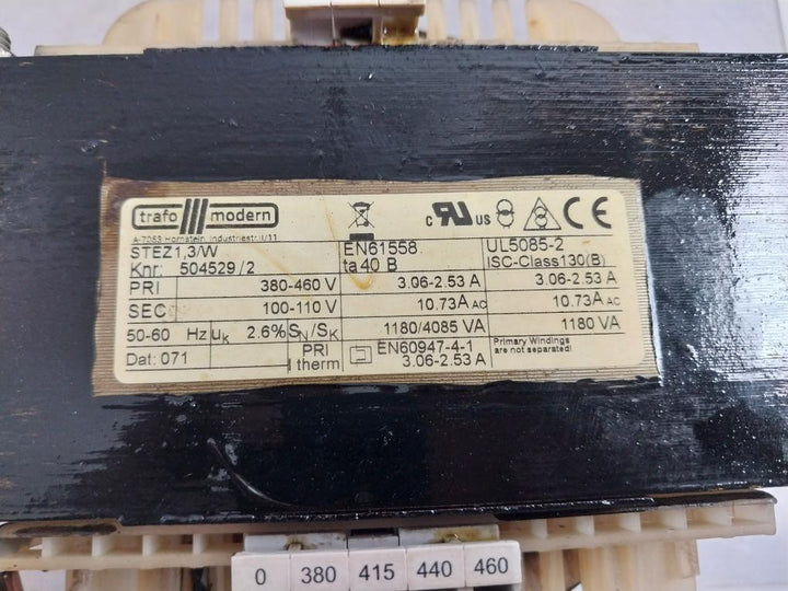Trafo Modern Stez 1,3/W Single-phase Control Transformer 100-110V 3.06-2.53A
