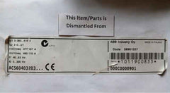 Trafotek 320-3/400-5 Transformer Rev.A 380-415V 48-63 Hz 0,048Mh 463/668 A