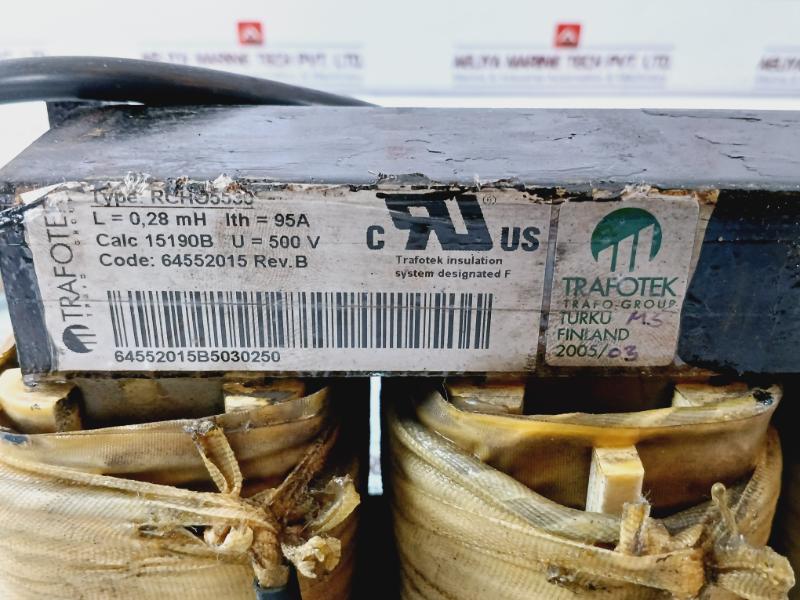 Trafotek Rcho5530 Ac Drive Line Reactor Calc 15190B U= 500V