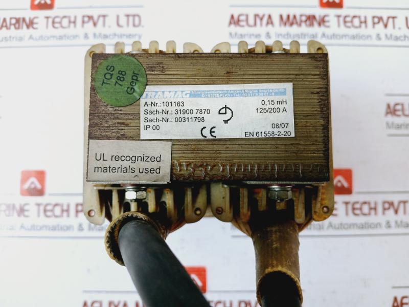 Tramag 101163 Power Transformer 319007870 Ip00 61558-2-20 0,15Mh 125/200A