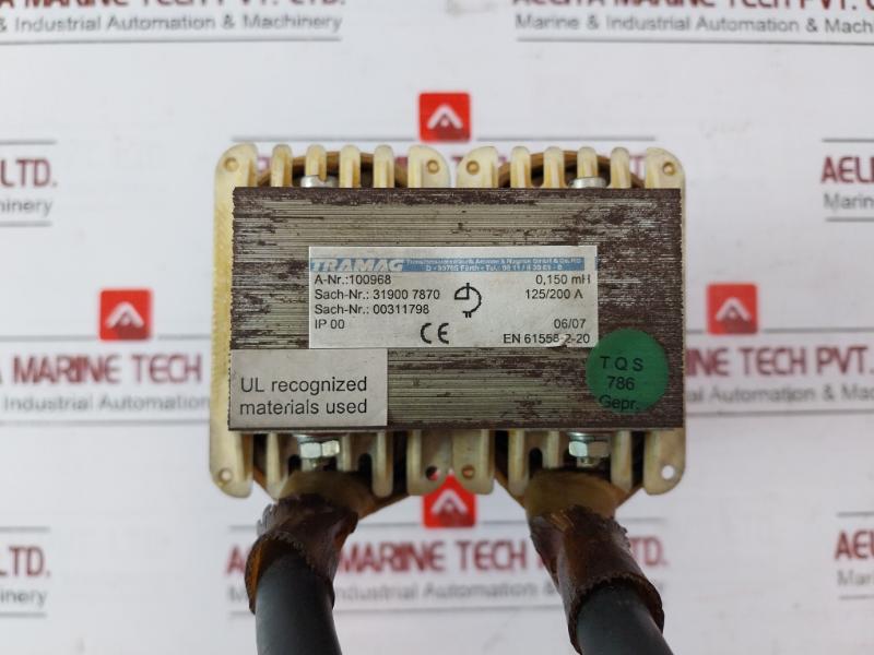 Tramag 31900 7870 Power Transformer 125/200A En 61558-2-20 00311798