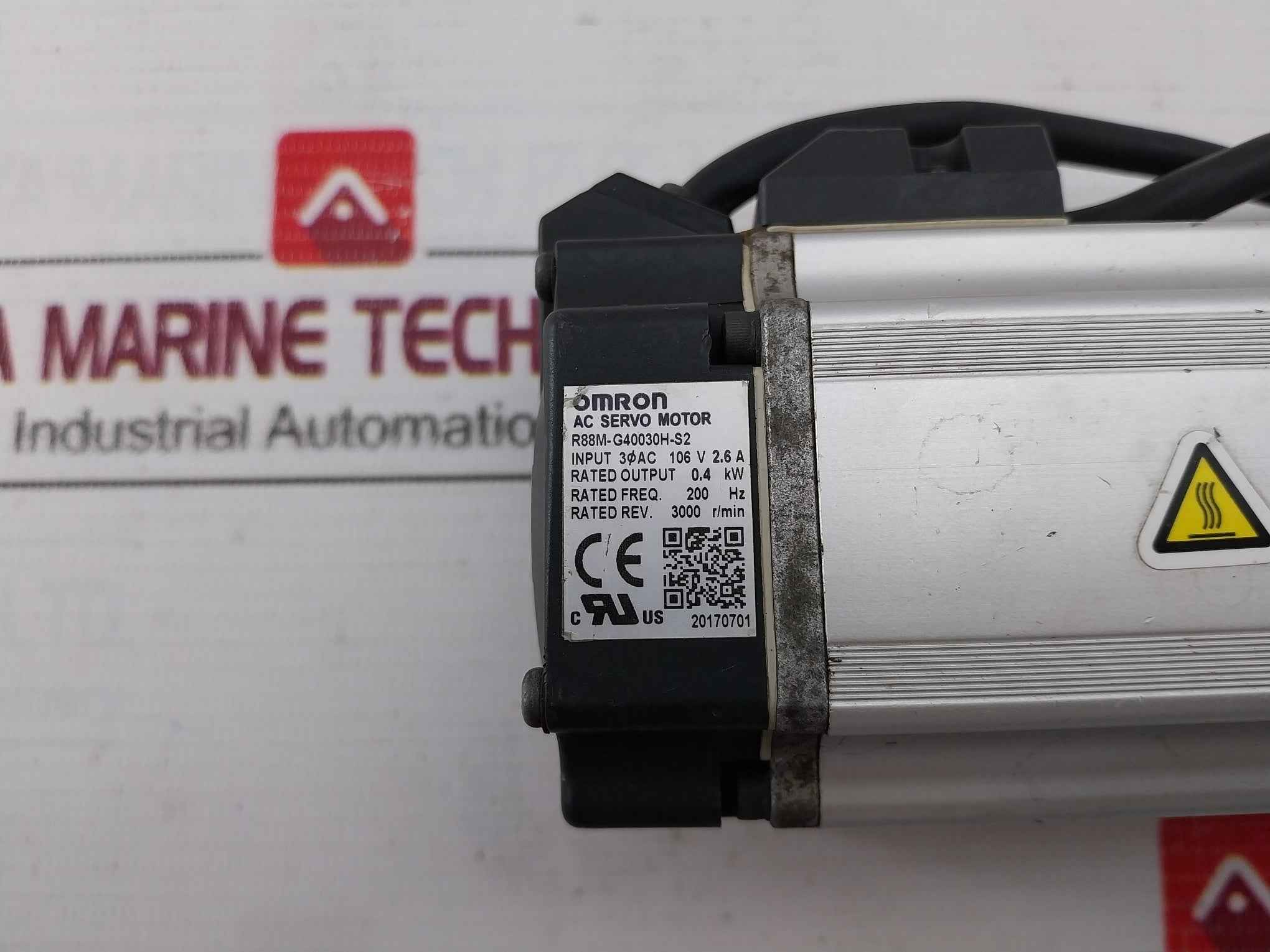 Tramec Ep 75/1 Ac Servo Motor Ratio 7 200 Hz 3000 Rpm 60N001