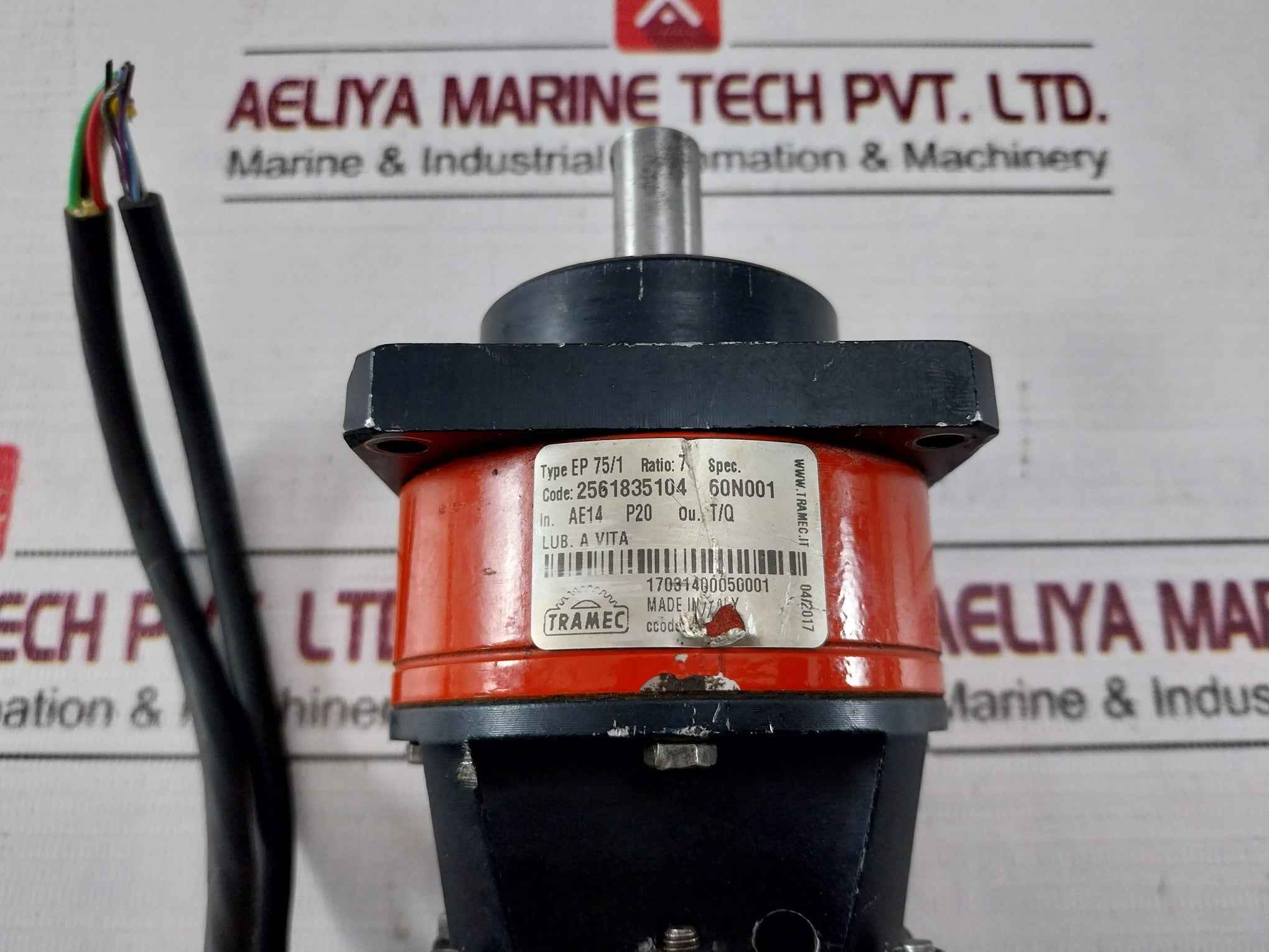 Tramec Ep 75/1 Ac Servo Motor Ratio 7 200 Hz 3000 Rpm 60N001