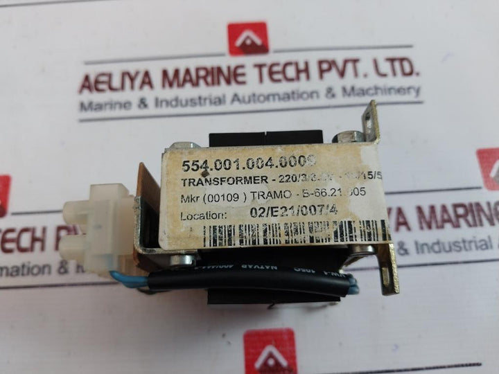 Tramo-b-66.21.005 Transformer 220/3/8.5v-10/15/5va