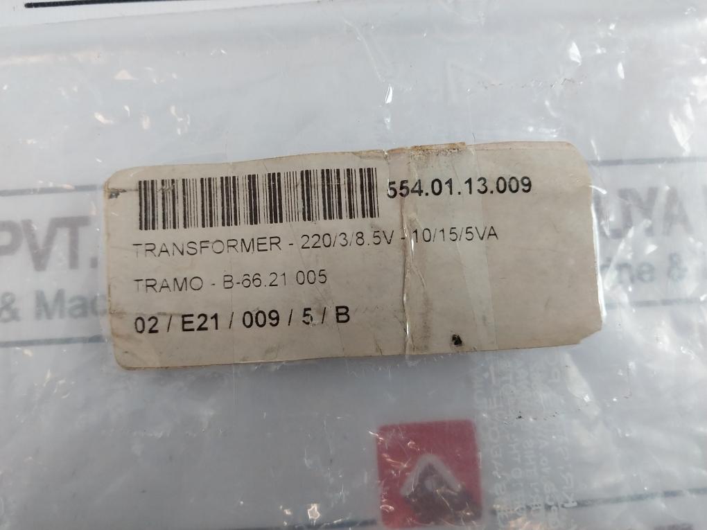 Tramo-b-66.21.005 Transformer 220/3/8.5v-10/15/5va