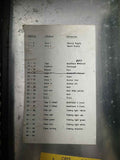Tranberg Tef 4766 Control Panel