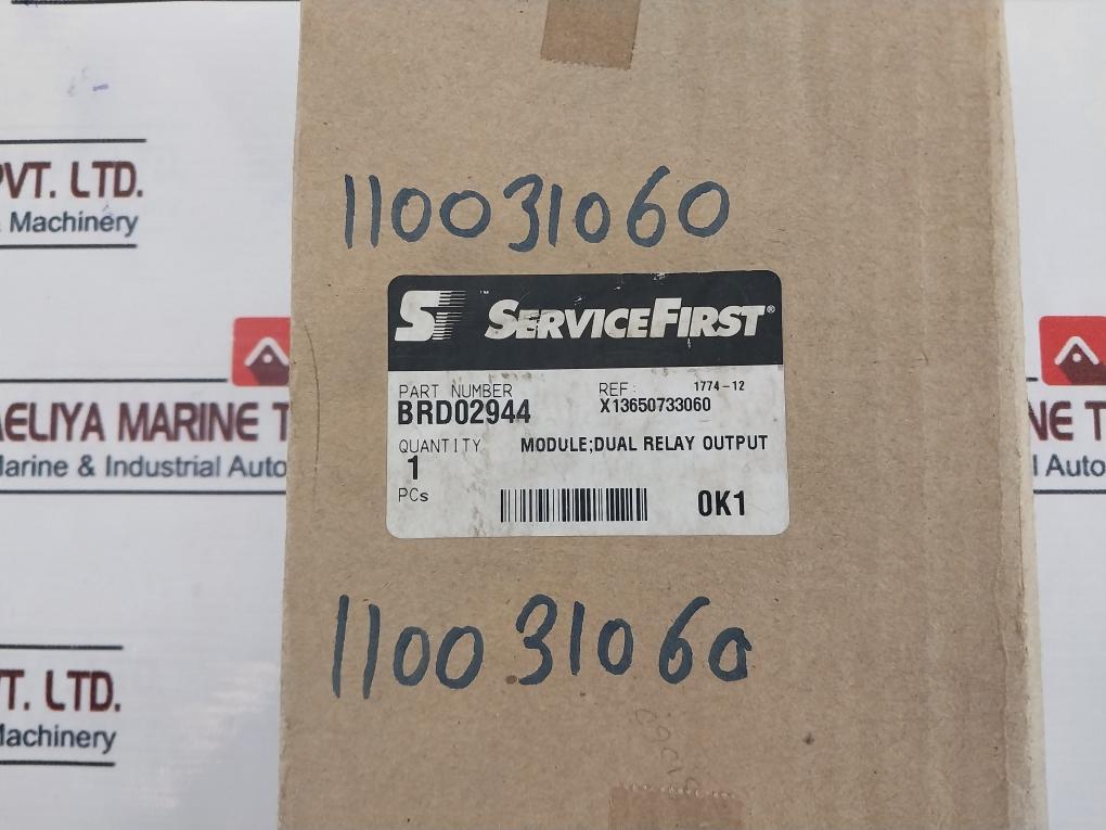 Trane 6400-1106-03 Dual Relay Output Control Board Brd02944, Rev: C