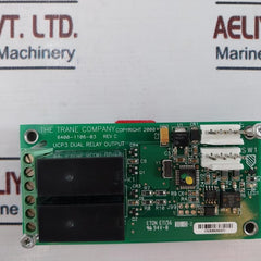 Trane 6400-1106-03 Dual Relay Output Control Board Brd02944, Rev: C