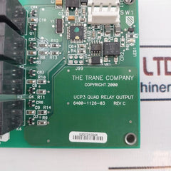 Trane 6400-1126-03 Ucp3 Quad Relay Output Circuit Board Rev C
