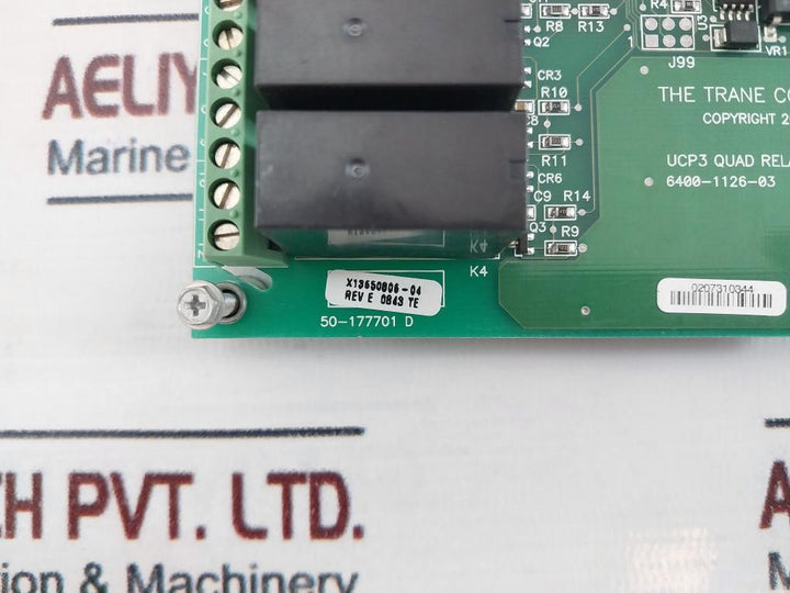 Trane 6400-1126-03 Ucp3 Quad Relay Output Circuit Board Rev C