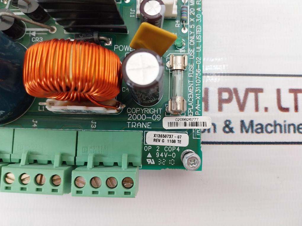 Trane X13110756-02 Chiller Printed Circuit Board Rev G
