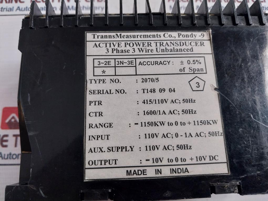 Tranns Measurements 2070/5 Active Power Transducer