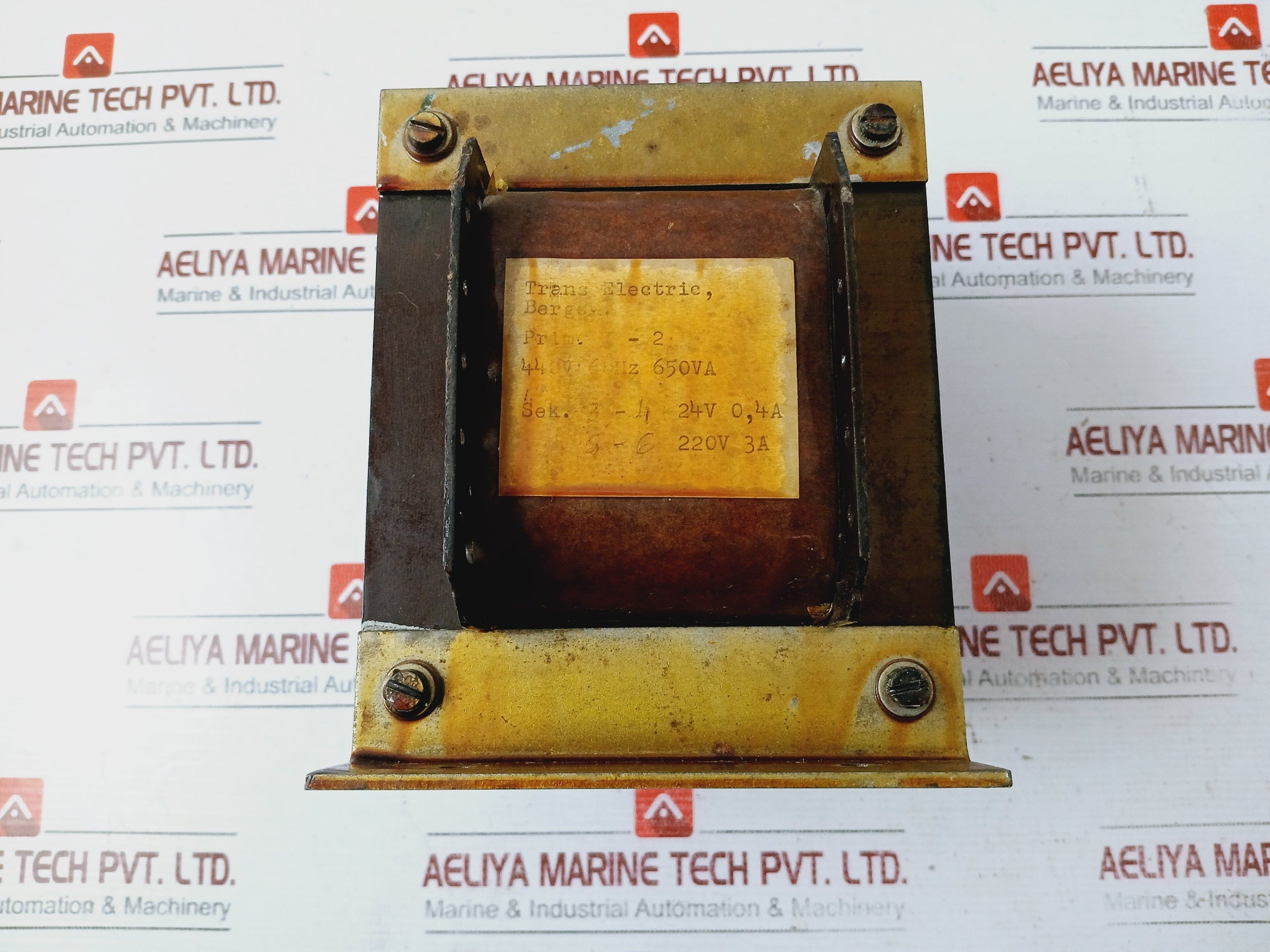 Trans Electric Power Transformer 440V 60HZ 650VA – Aeliya Marine Tech
