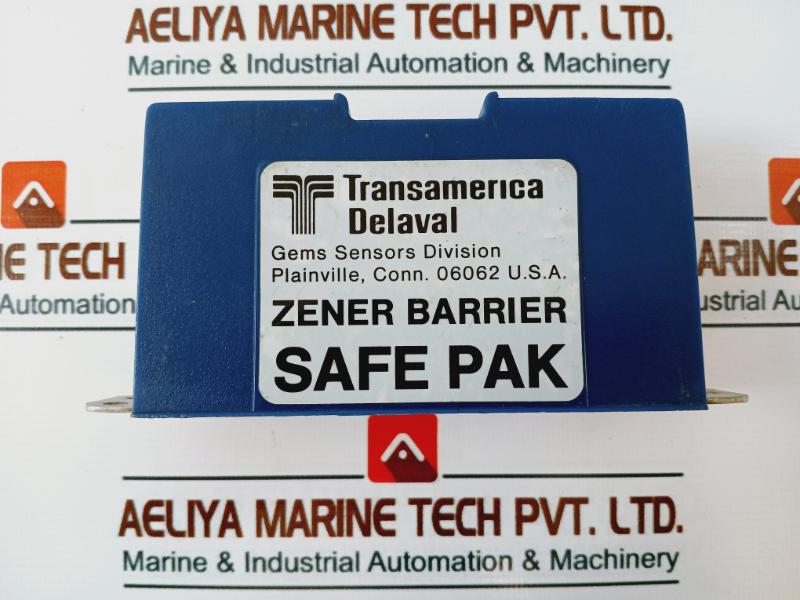 Transamerica Delaval St-54803 Positive Two Circuit Zener Barrier Safe Pak 20V