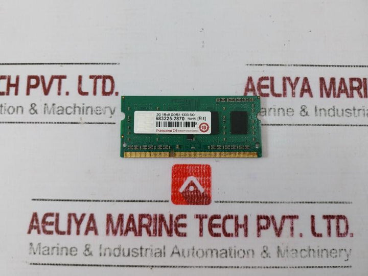 TRANSCEND B83SRCB 09-2822 Memory Card RAM 2G 1RX8 DDR3 1333 SO 683225-2870