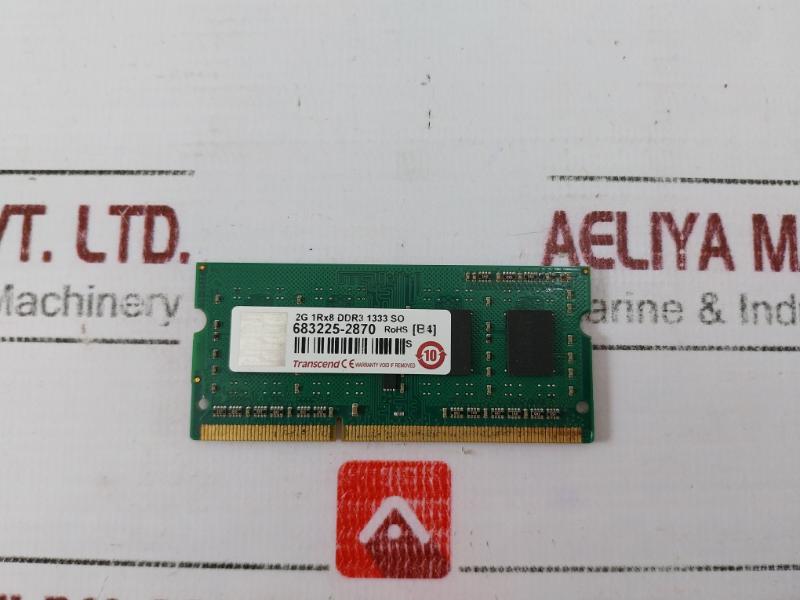 TRANSCEND B83SRCB 09-2822 Memory Card RAM 2G 1RX8 DDR3 1333 SO 683225-2870