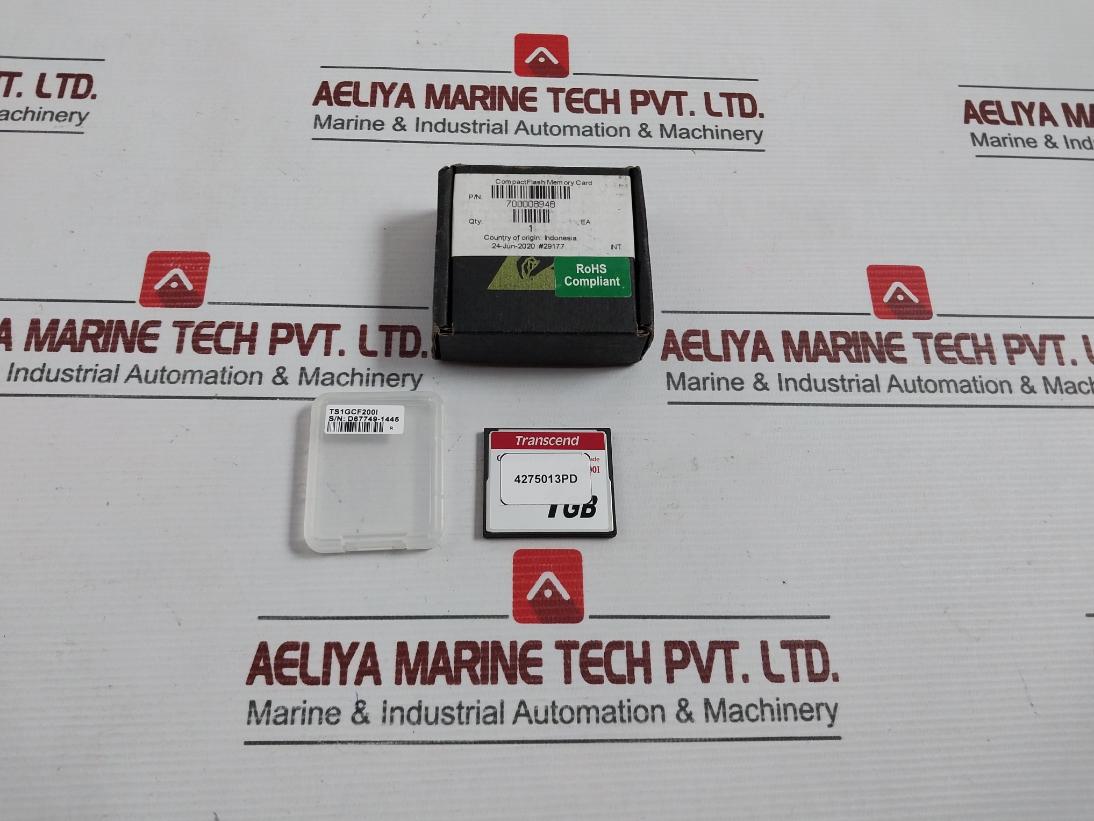 Transcend Ts1Gcf200I Compact Flash Industrial Grade Memory Card