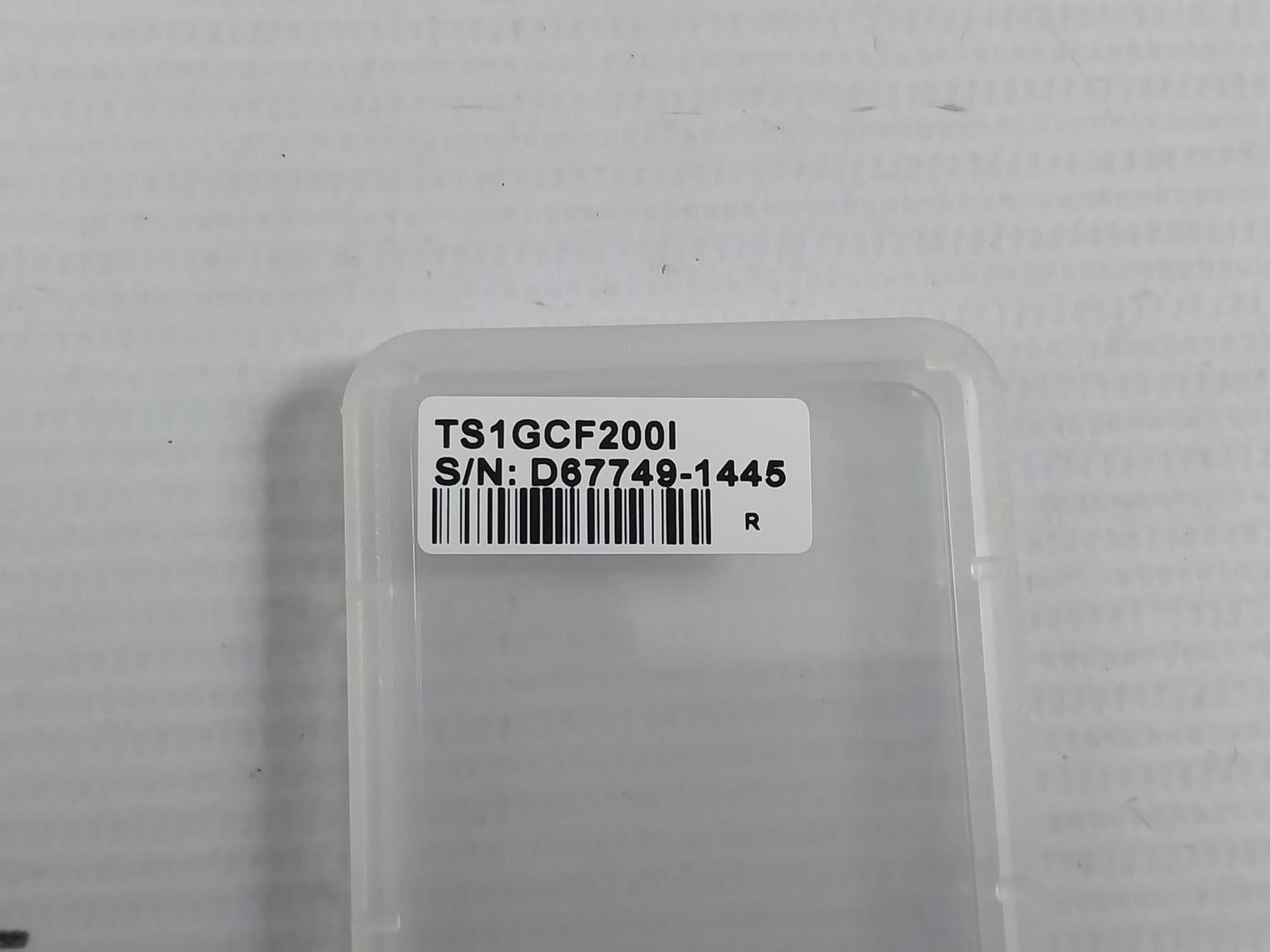 Transcend Ts1Gcf200I Compact Flash Industrial Grade Memory Card