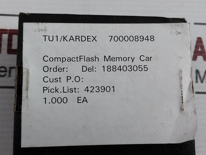 Transcend Ts1Gcf200I Compact Flash Industrial Grade Memory Card