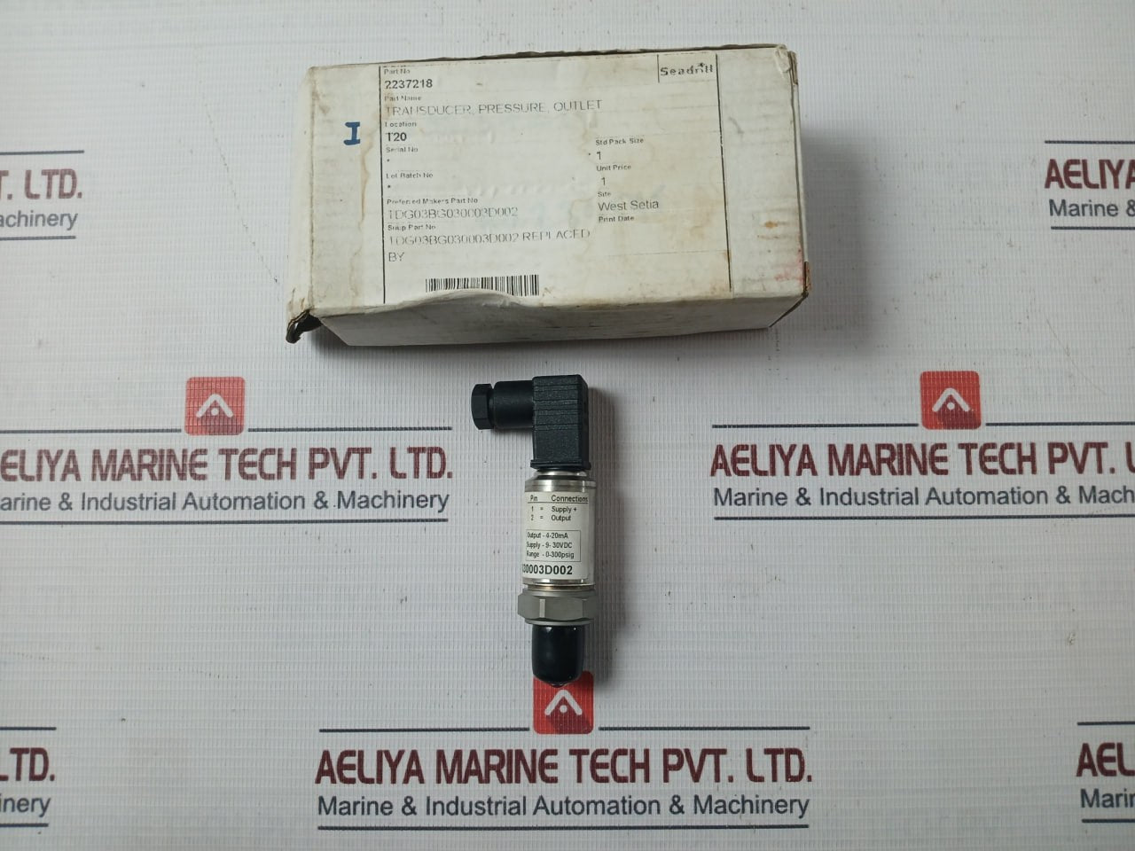 Transducers Tdm51Bg030003D002 Pressure Transducer 2237218 9-30Vdc, 0-300 Psig