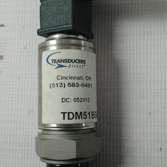 Transducers Tdm51Bg030003D002 Pressure Transducer 2237218 9-30Vdc, 0-300 Psig