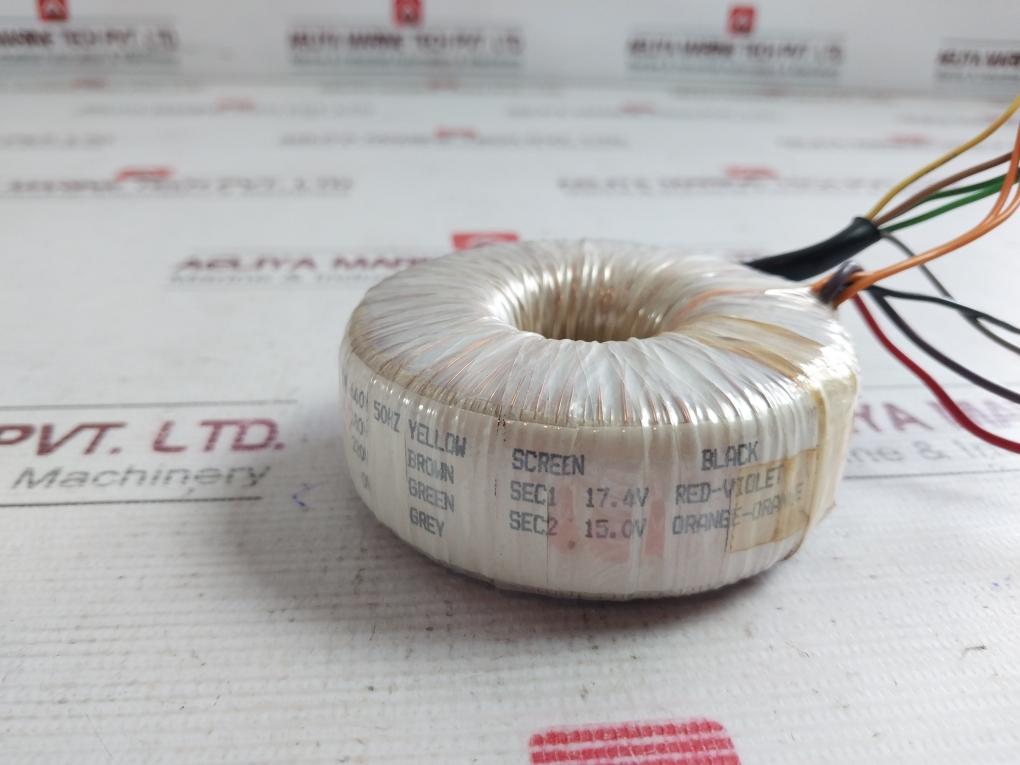 Transduktor N 5453 Transformer 440V 50Hz 380V 220V 0V 17.4V 15.0V