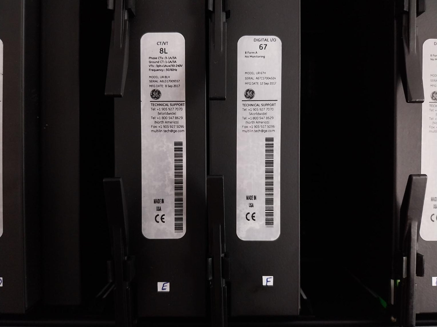 Transformer Protection System By Ge Part No: T60Uj3Hkhf8Nh6Dm8Lp67U67Wxx Multilin T60