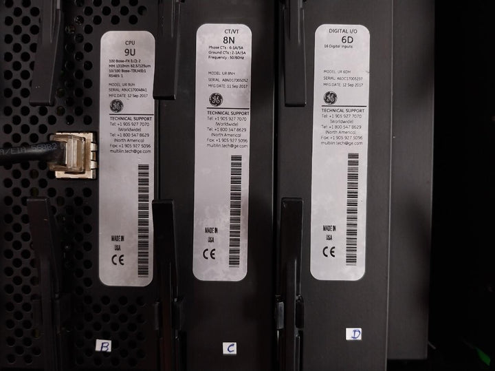 Transformer Protection System By Ge Part No: T60Uj3Hkhf8Nh6Dm8Lp67U67Wxx Multilin T60