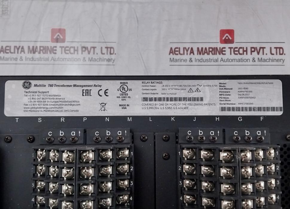Transformer Protection System Multilin T60 Brand Ge T60Uj3Hkhf8Nh6Dm8Lp67U67Wxx