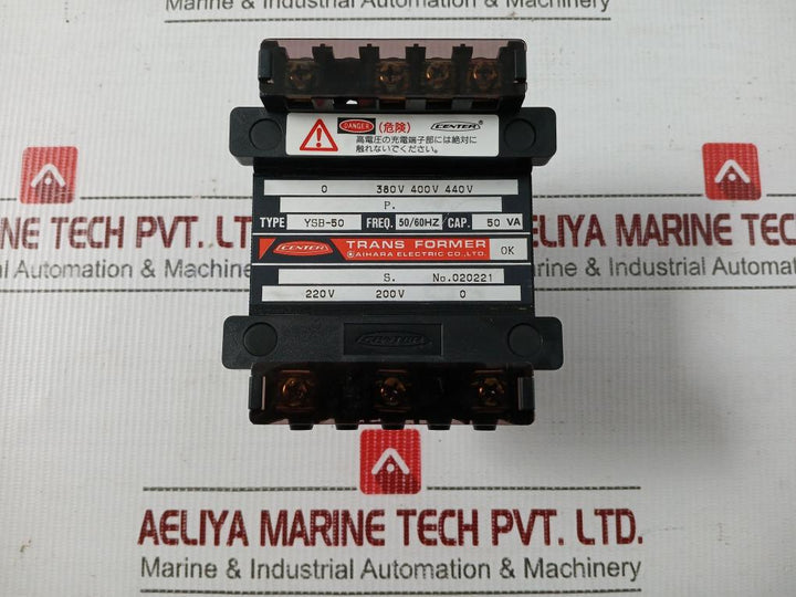 Transformer Ysb-50 Aihara Electric 50/60Hz