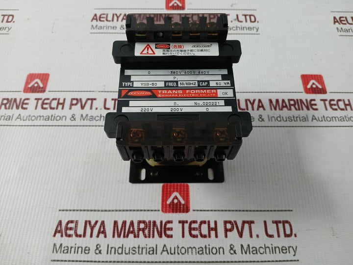 Transformer Ysb-50 Aihara Electric 50/60Hz