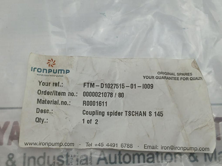 Transmission Coupling Insert Spider S-145 Tschan
