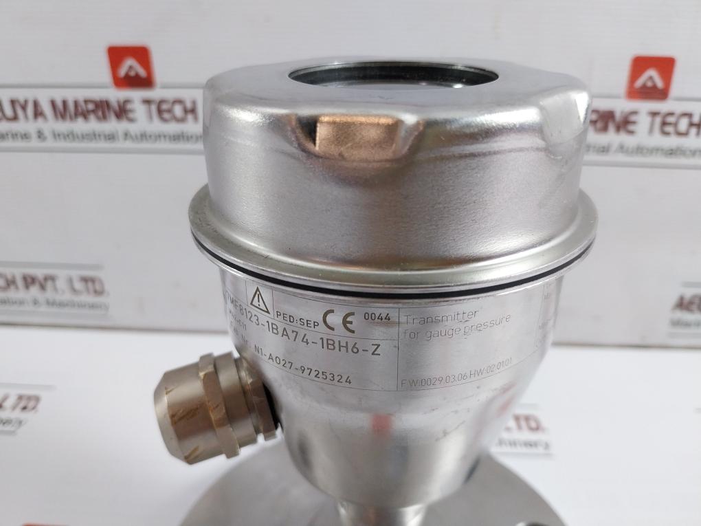 Transmitter For Gauge Pressure 0.01 - 1Bar Siemens 7Mf8123-1Ba74-1Bh6-z
