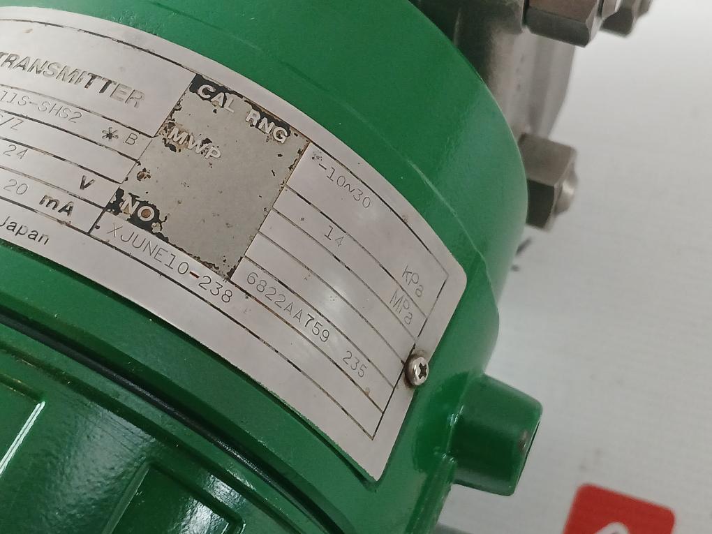 Transmitter Output Une11S-shs2 *B Yokogawa  Dc 4-20 Ma 0-300 Kpa 24 V