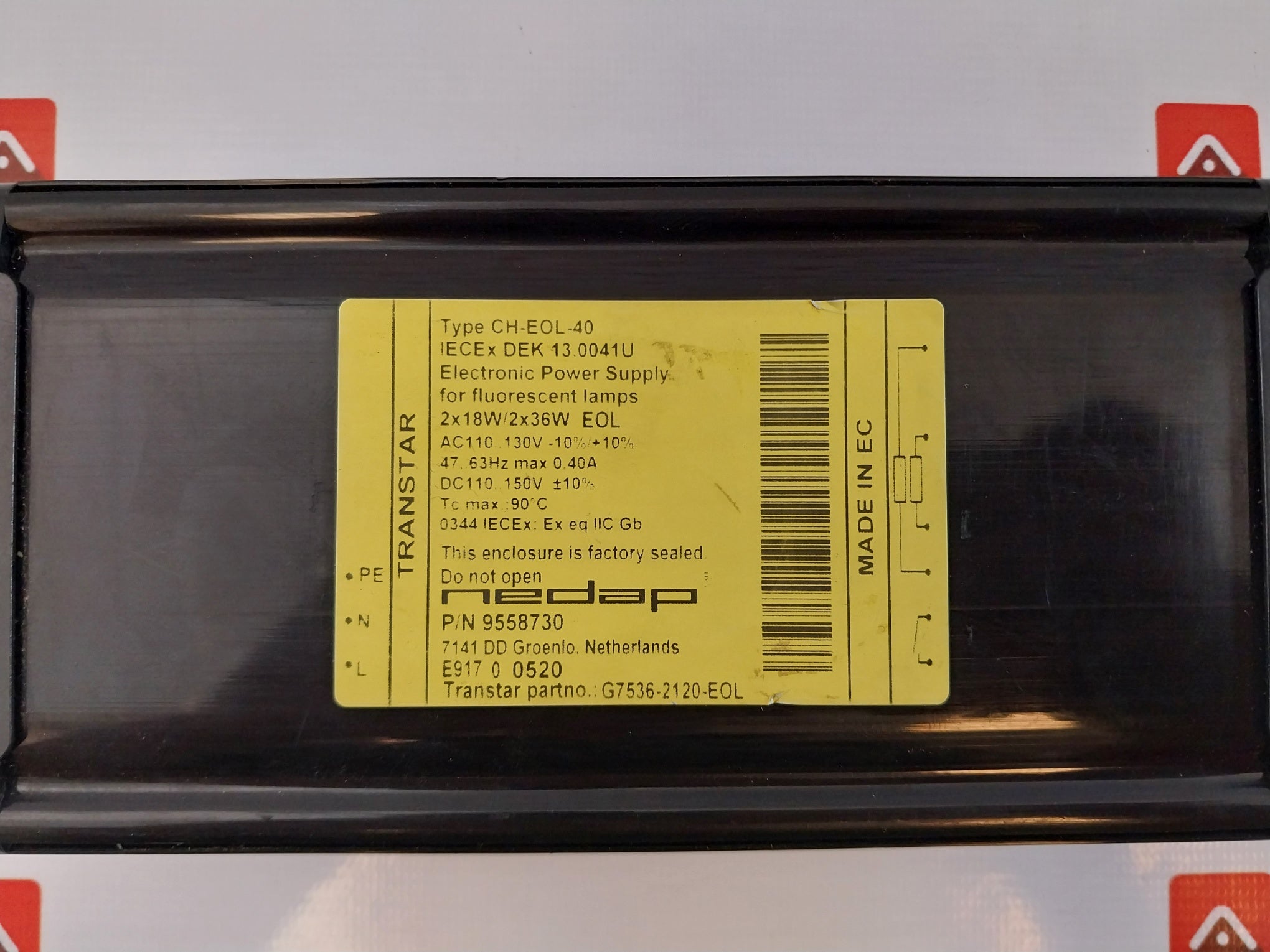 Transtar Ch-eol-40 Electronic Power Supply G7536-2120-eol