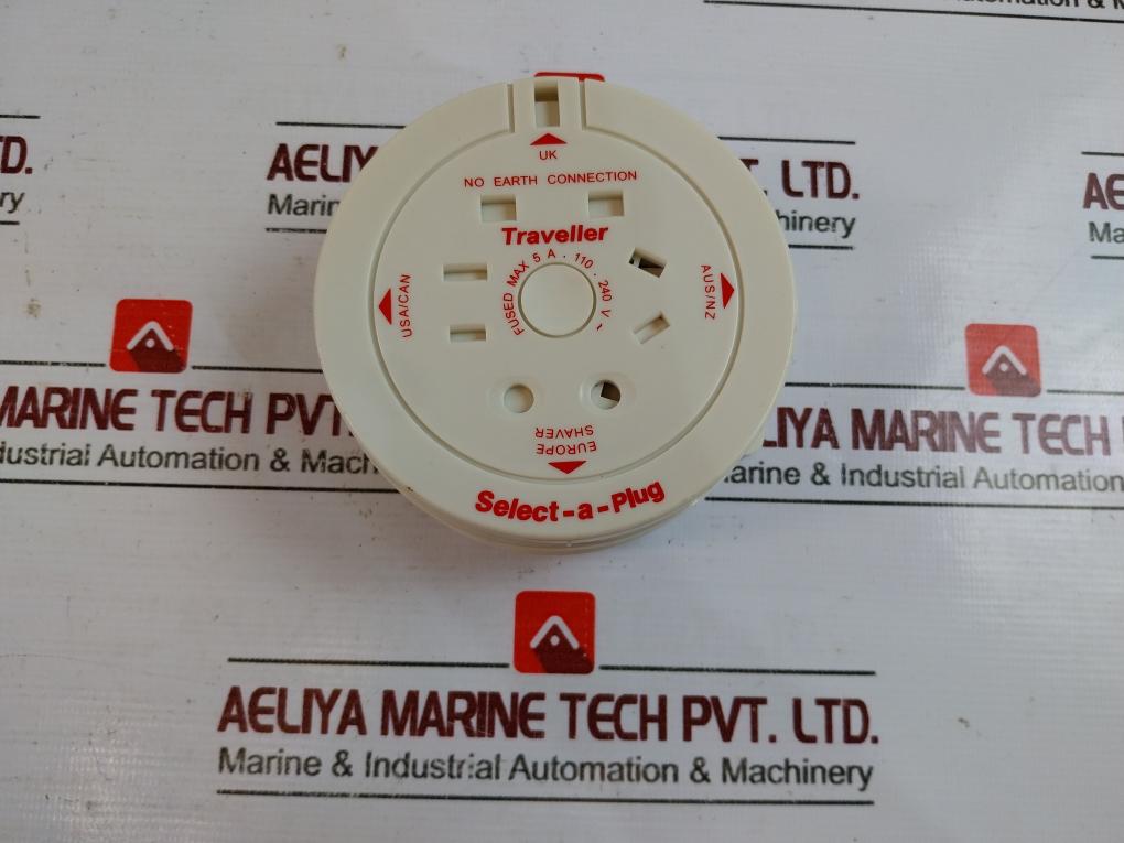Traveller Tra-100 Electrical Travel Adapters Fused Max 5A 110-240V 211-0272