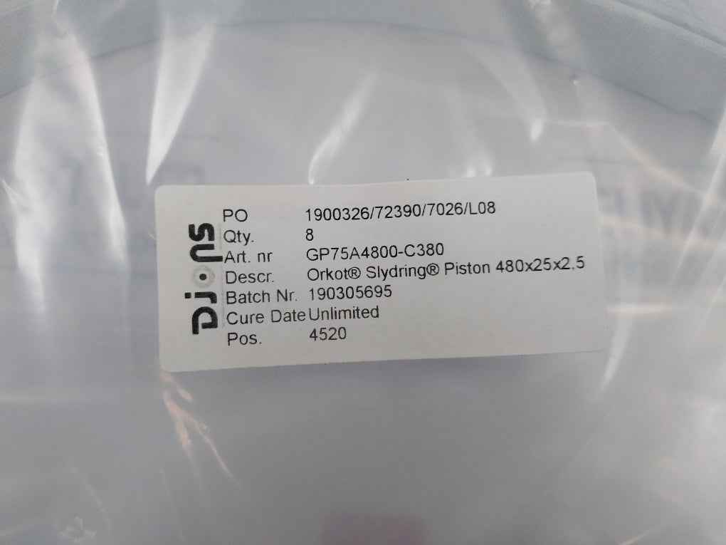 Trelleborg Gp75A4800-c380 Hydraulic Wear Ring Piston 480X25X2,5