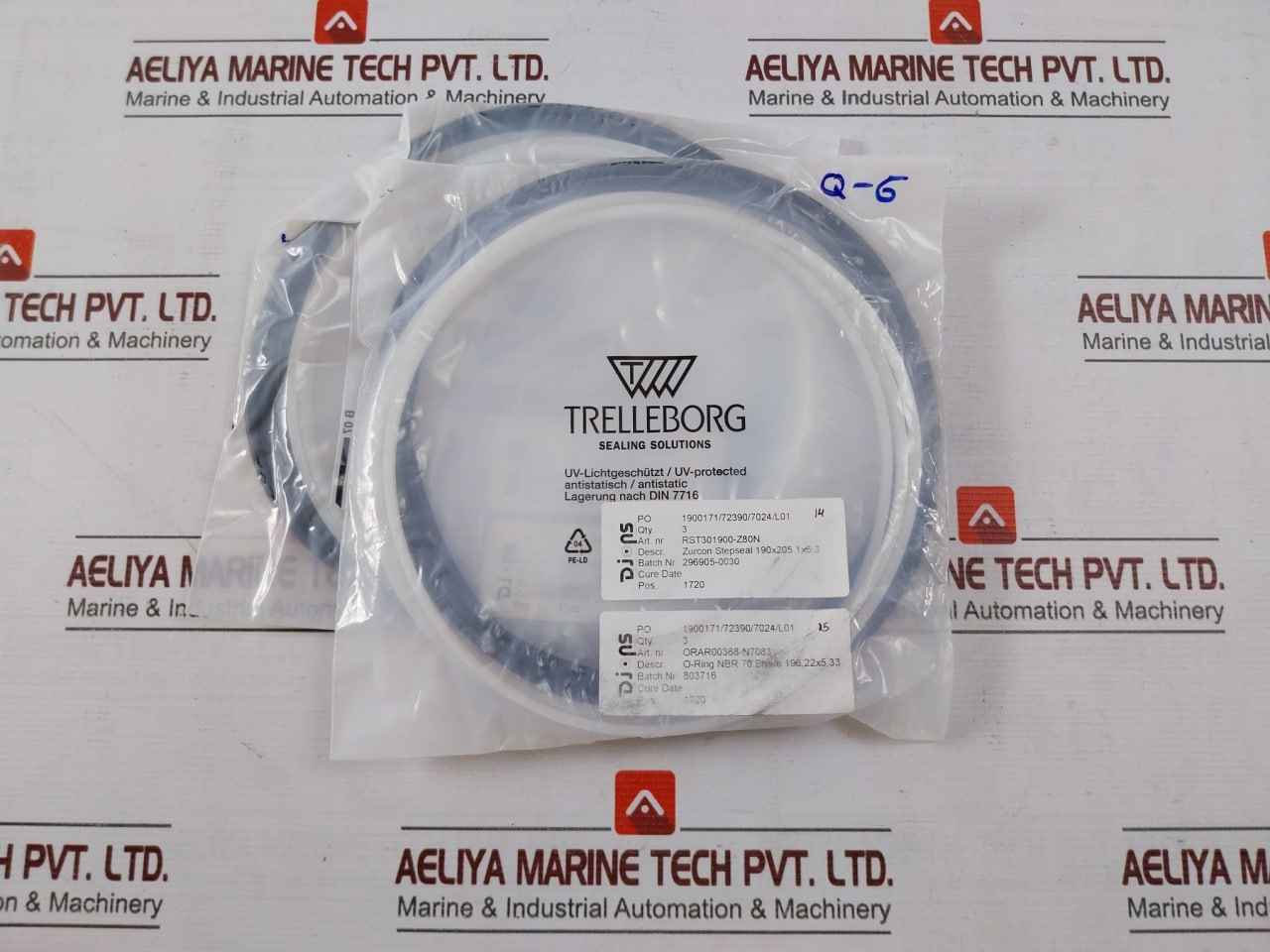 Trelleborg Orar00133-n9002 Seal Set For Drt Cylinder 480Mm/190Mm/15240Mm, Sk055