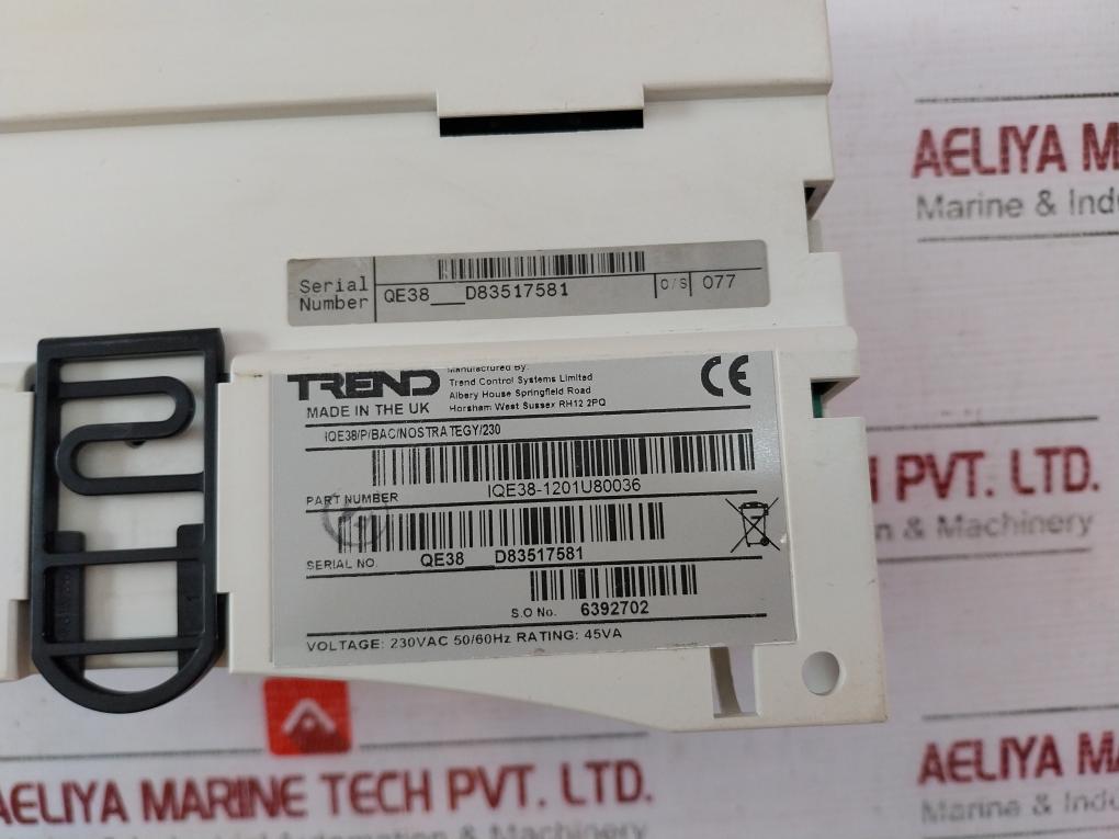 Trend Control Systems Iqe38-1201U80036 Terminal Unit Controller 230Vac 50/60Hz